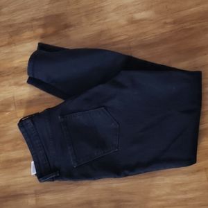 Black high-rise skinny jeans, denizen size 10 short